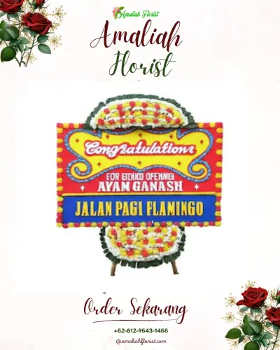 Bunga Papan Congratulation di Tambak